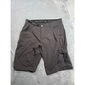 Prana Stretch Zion Hiking Shorts Mens 31 Gray M3STRE116 Utility Outdoor Travel